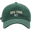 New York Gestickte Baseballkappe Mit Gebogenem Schirm Outdoor Sportmütze UV-Schutz