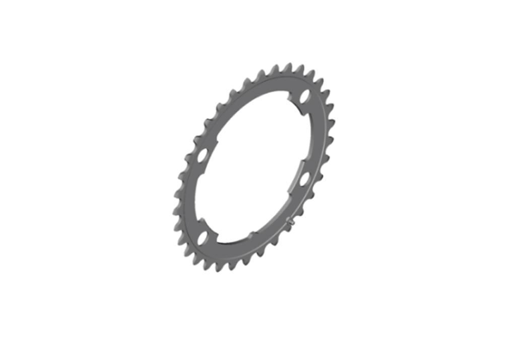 SHIMANO Repair Parts Chainring Y1WF34000 34T-MS (for 50-34T) FC-RS510