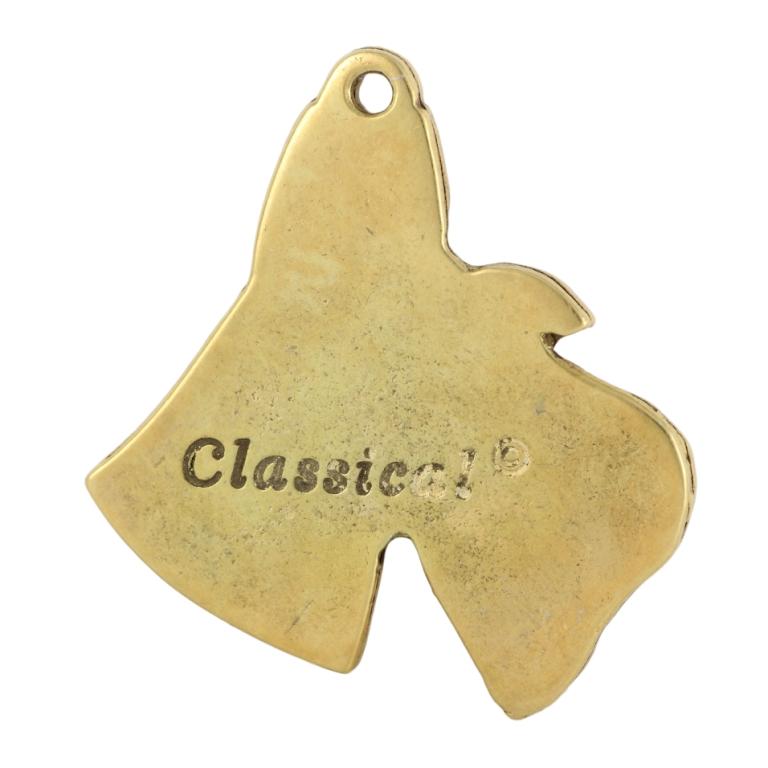 Scottish terrier, Aberdeen Terrier, Scottie - necklace with a dog in a gift box, gold-plated pendant for a dog lover, striking jewelry by Art-Dog