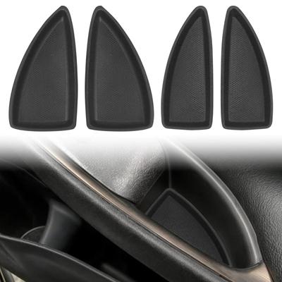1 Set Door Armrest Pad Black Inner Latch Handrest Pad Slot Cover Suitable Chevrolet Malibu 2016-2018 Replace 23451118