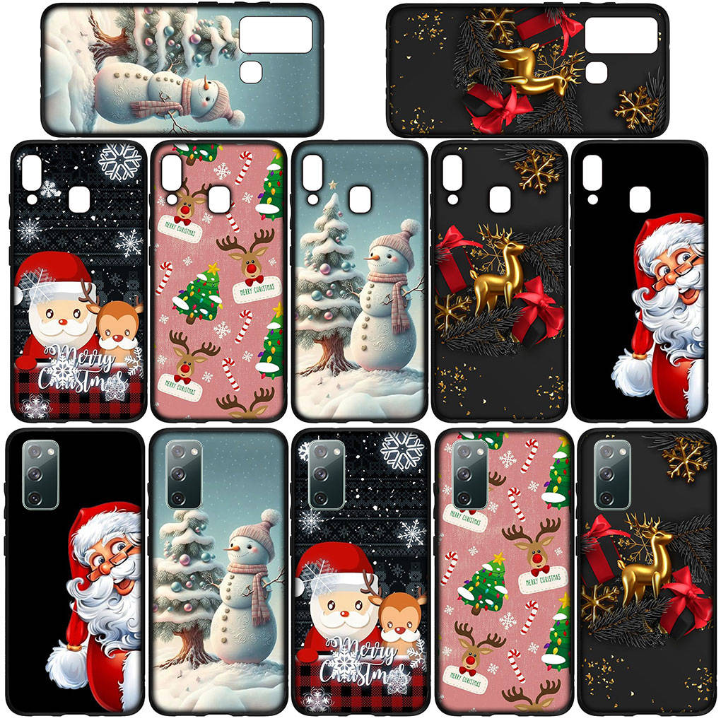 Phone Case for Samsung Galaxy S25 S24 S23 iPhone 16 15 Xiaomi Redmi Note 14 13 12 16E X 11 Pro Max OPPO Moto A3 Huawei Gift Merry Christmas Tree Cover