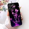 Per Moto G57 Power 5G Custodia Cover Moda Farfalla Gatto Carino Fresco Dipinto Morbido Funda Per Motorola Moto G57 Power 5G Cover del Telefono