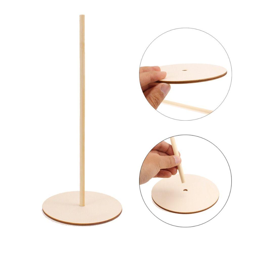 New Wood Donuts Stand Holder Sweet Cart Doughnut Table Holder Decorations Wooden Donut Rack