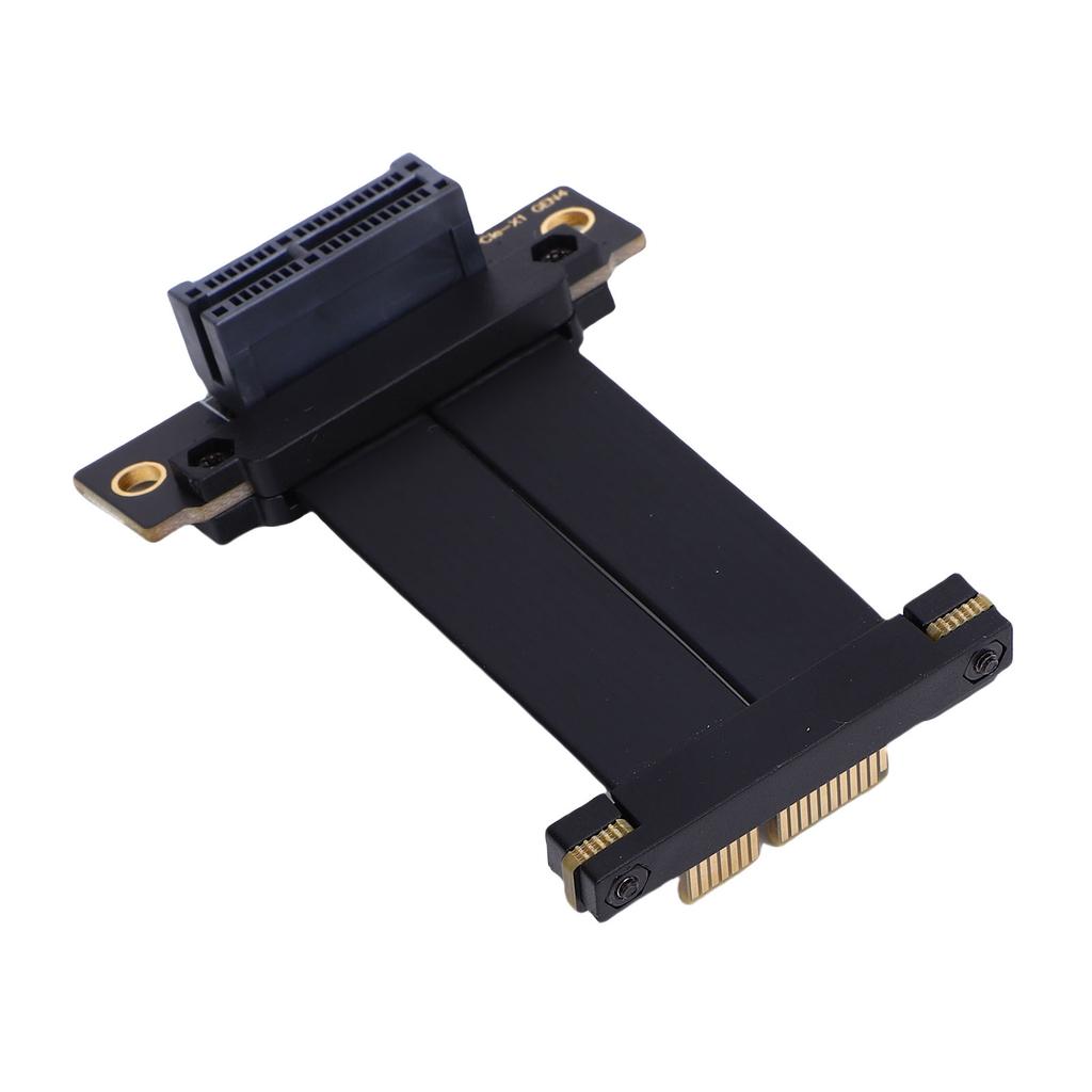 PCIE 4.0 X1 Riser Cable 90 Degree Male To Female Full Speed Lossless Flexible Gen 4 GPU Graphics Card Extension Cable