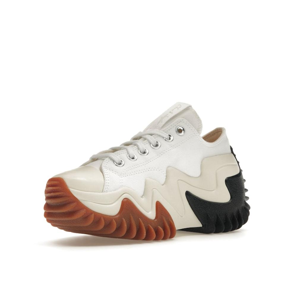 Converse Run Star Motion Platform Low White Egret Unisex Sneakers Black 172896C