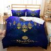 Luxury Duvet Cover and Pillowcase Digital Printing Star/moon/meteor Double Winter Quilt Cover Set Lantern Duvet Cover 1 Person