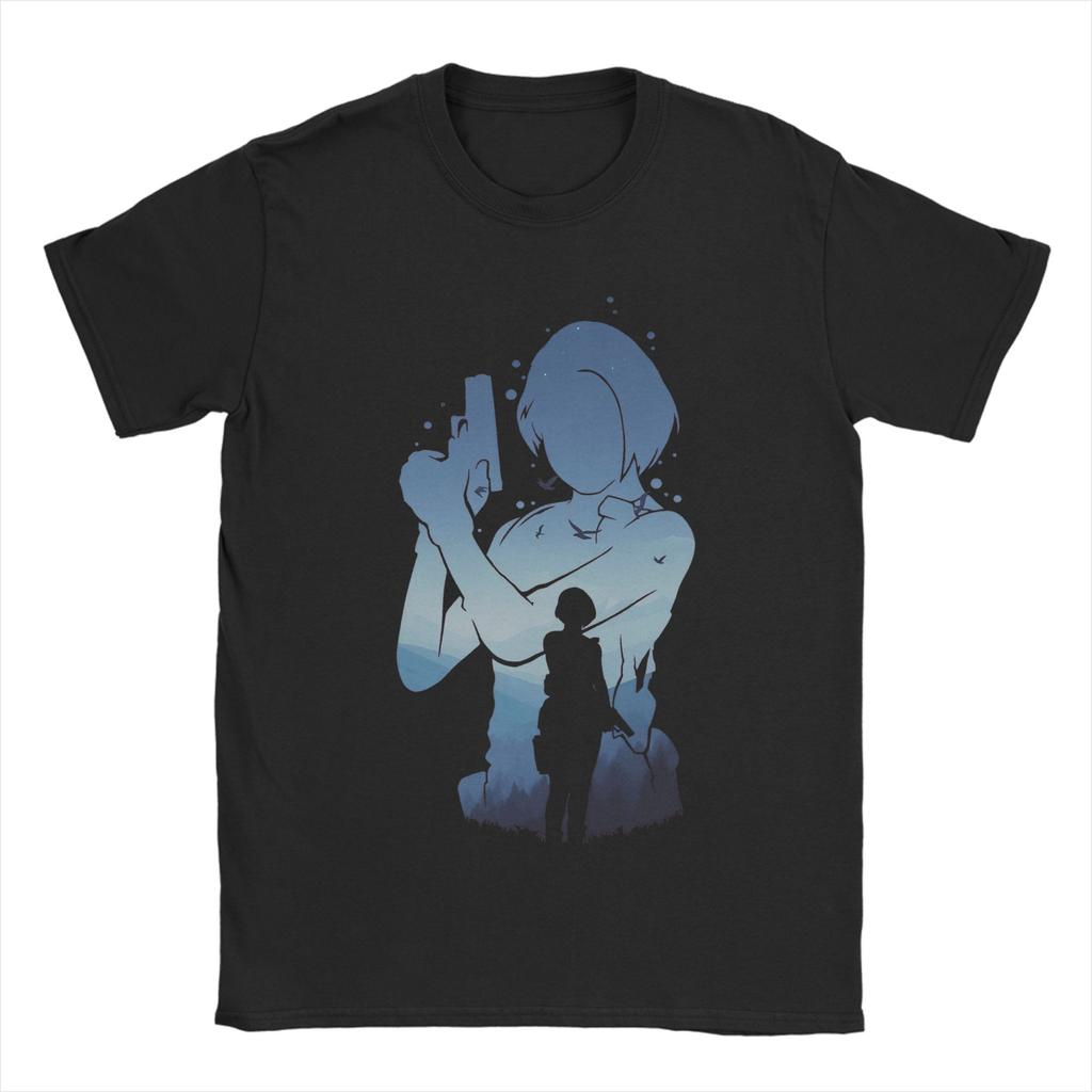 Jill Valentine TShirts for Unisex Funny Pure Cotton Tee Shirt Round Collar Short Sleeve T Shirts Party Clothing