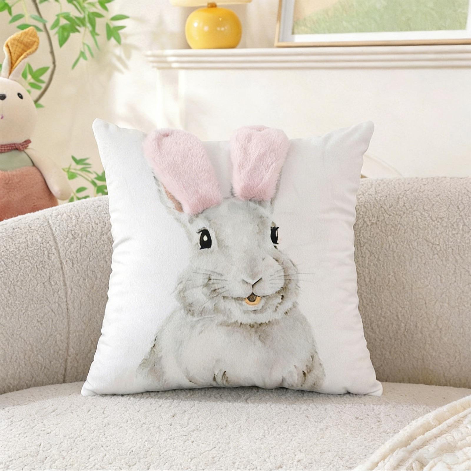 Embroidered Throw Pillow Cover, High-end Sofa And Bed Headrest Cushion Cover, Color Decorative Pillow Cover. One Size