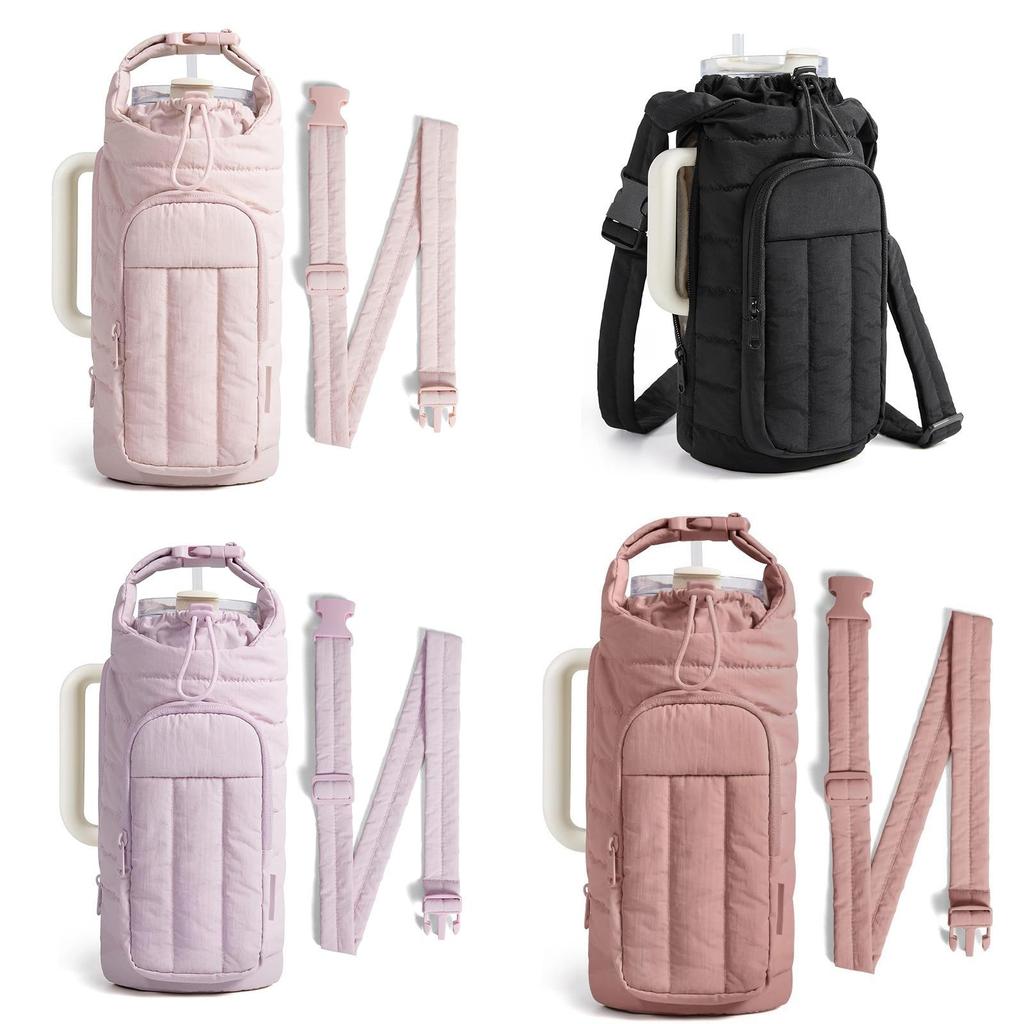 Universal Travel Water Bottle Bag For Outdoor Sports With Large Capacity And Multifunctionality
