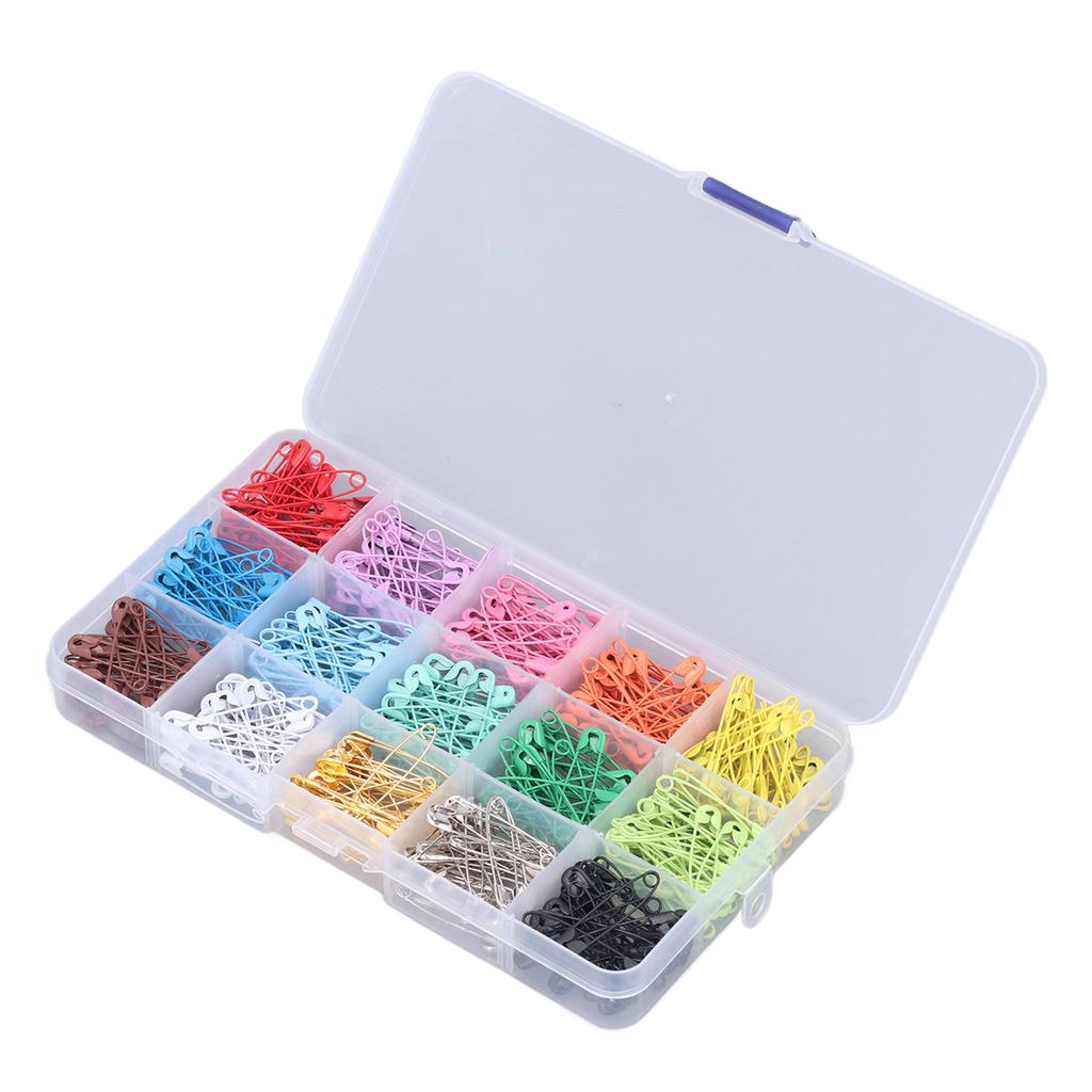 Safety Pins DIY Making Reliable Locking Design Glossy Bright Small Compact Sewing Accessories for
