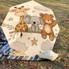 1PC Baby Animal Umbrella-8-Rib Reinforced, Automatic Open, Lightweight & Durable, Fashion Accessory for Outdoor, H0379