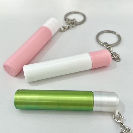 Cotton Swab Storage Box with Cover Storage Holder Keychain for Makeup Ear Cleaning