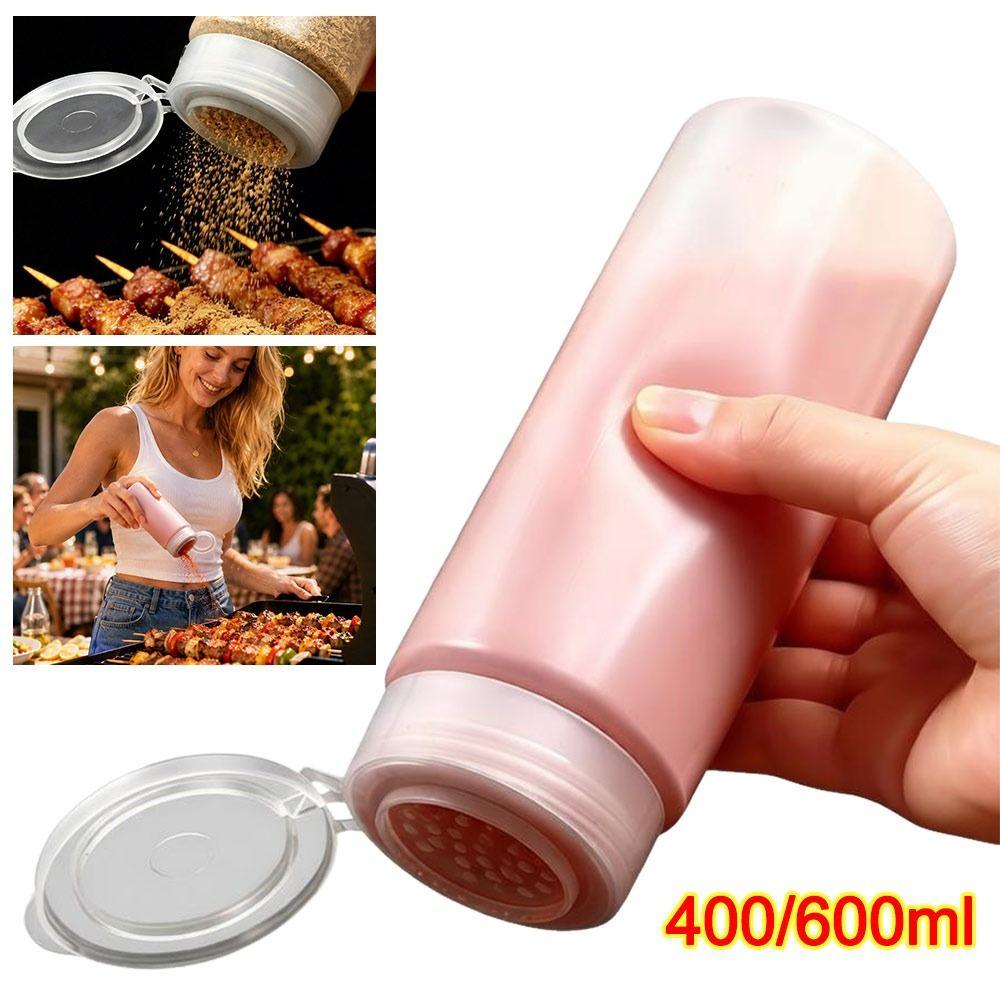 Reusable Seasoning Shaker Bottle Translucent Seasoning Container New Spice Powder Dispenser
