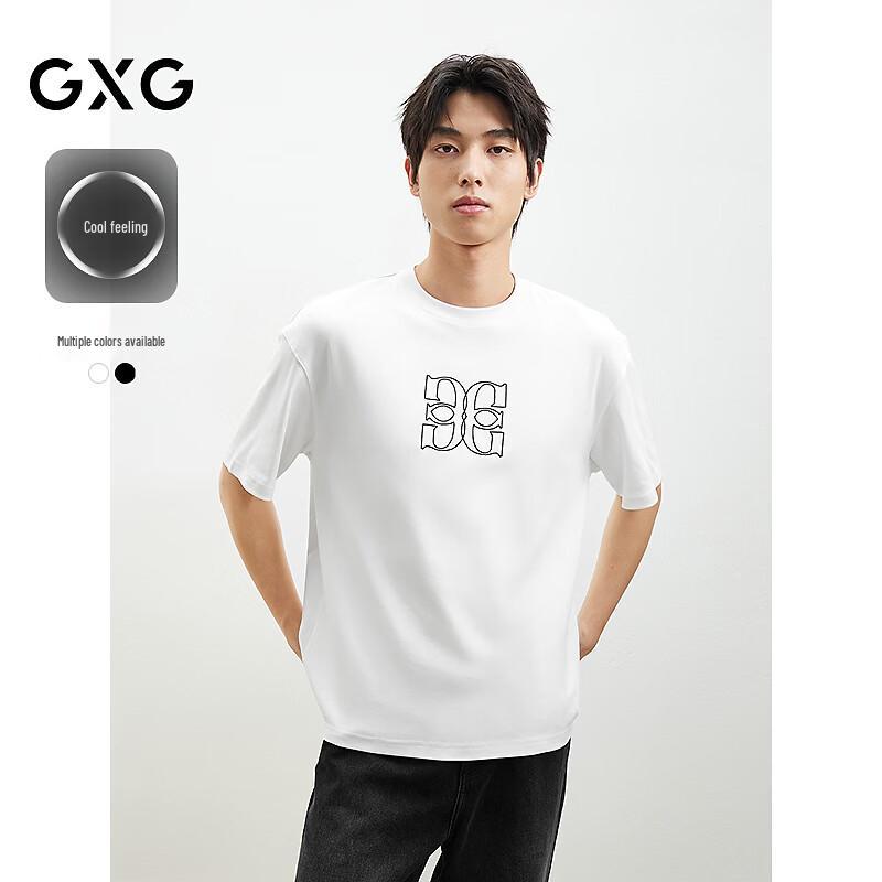 

Мужская классическая хлопковая футболка GXG с круглым вырезом XL