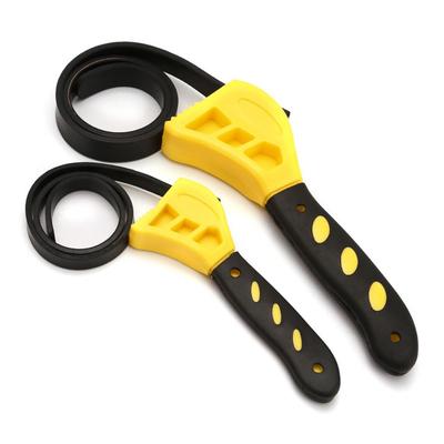 Lids Tighten Loosen Opener Plumbing Pipeline Wrench Rubber Strap Wrench Hand Tools Belt Wrenches