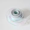 40mm 10Yards/Roll Fishtail Organza Ribbon For DIY Cake Gift Wrapping Decoration Wedding Party Bow Bouquet Wreath Sewing Supplies