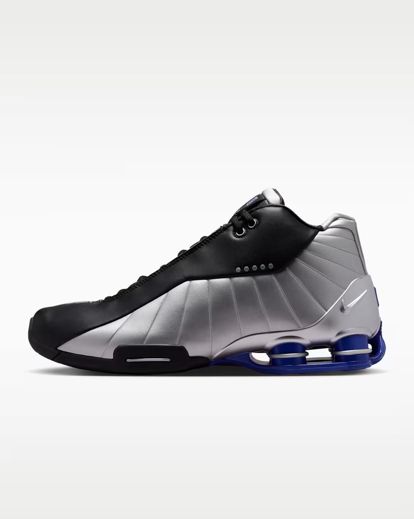 IR1984-010 Nike Shox BB4 "Black/Metallic Silver/Lapis" (2026) (Men's)