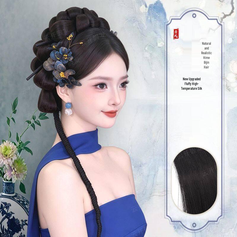 Xiu He Makeup Artist Pre-made Bow Hair Bun - Easy Chinese Style Bridal Hair Styling Tool