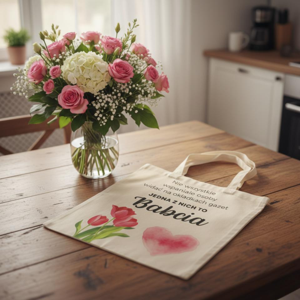Printed Shopper Bag Gift For Grandma Grandma' Day Birthday [Bag3]