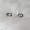 Geometric Micro-set Zircon Earrings Female Heavy Simple Earrings Personality Commuting Earrings Affordable Dainty Earrings Durable Alloy Daily Wear