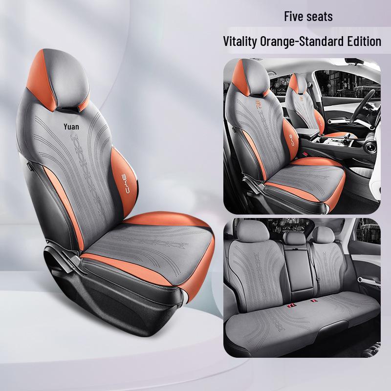 ZFL Sports Leather All-Season Seat Cushion for BYD Yuan PLUS