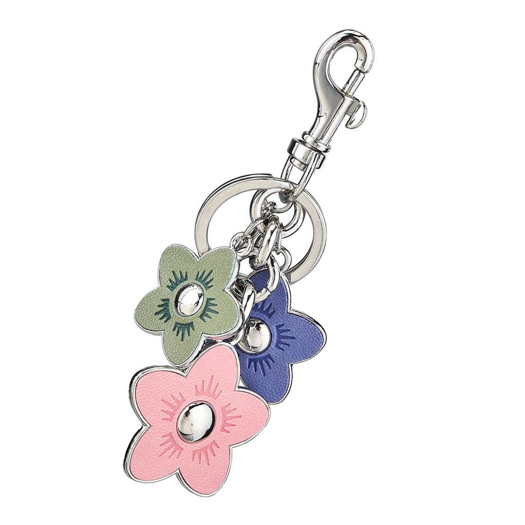 Elegant Flower Keychain Women Handbag Decoration Key Holder Mobile Phone Chain Car Key Accessory for Daily and Party
