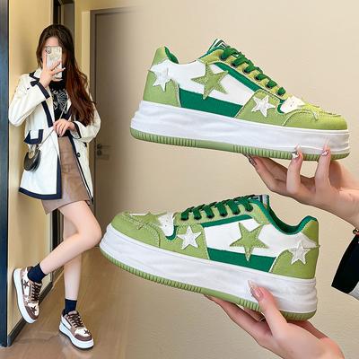 Fashion Unisex Sneakers Women Shoes Men Tennis Retro Star Punk Hip-hop Skateboard Shoes Fashion Couples Sports Casual Platform Shoes