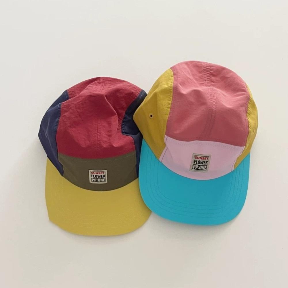 Thin Hip-hop Hats Japanese Style Sunscreen Hat Retro Flat Brimmed Baseball Cap  Unisex