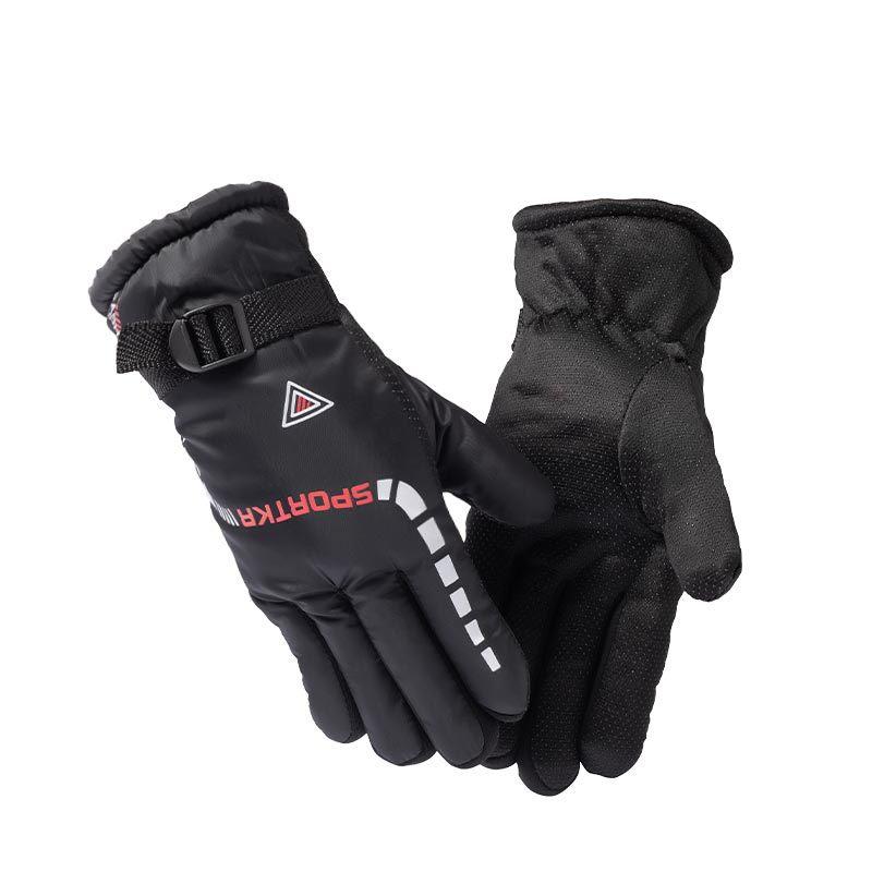 Motorcycle Cycling Gloves Winter Outdoor Waterproof Skiing Riding Hiking Warm Mitten Gloves Motorcycle Thermal Sport Gloves Men
