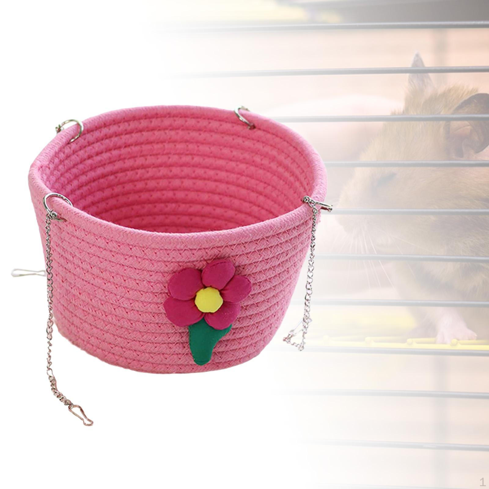 

Hammock Cage Accessories for Small Pets, Multipurpose Resting House with Sturdy Chains, Rat Sleeping
