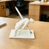 Ninja Pen Holder Unique Holder, 3D Printed Plastic Pencil Organizer, Funny Stand for Desk Creative Office Stationery Storage Stand, Pens Markers