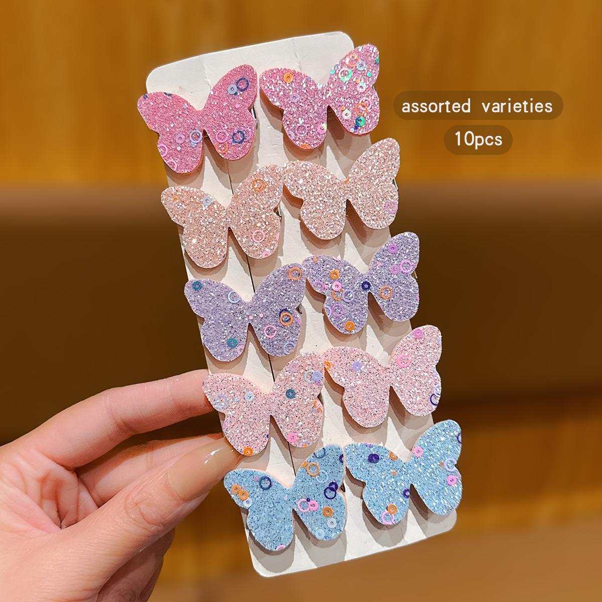 

10 colorful cute butterfly hair clips suitable for daily hair accessories