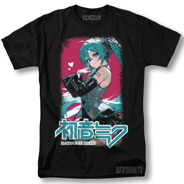 Hatsune Miku Hitori Gotou Shirt Vocaloid Anime Cosplay Manga T-Shirt