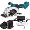 2000W 125mm Brushless Cordless Electric Circular Saw 0- 45° Adjustable Handle Power Tools Woodworking Machine Wood Cutters
