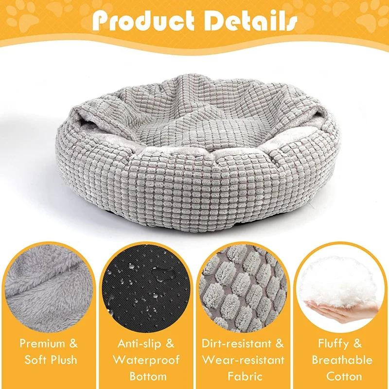 Washable Pet Bed for Dog Cat Puppy House Warm Mat Winter Blankets  Fluffy Cat Dog Bed Pet Kennel Accessories  Dog Bed
