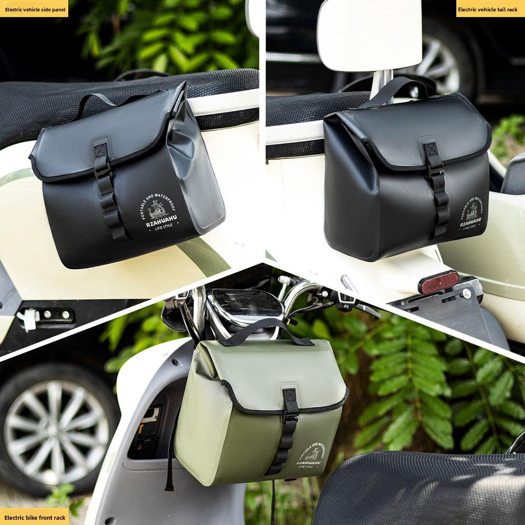 Bike Pannier Bag Hanging Toolkit Waterproof Travel Cycling Bag Bicycle Rear Seat Trunk Bag Electric Bike Accessories
