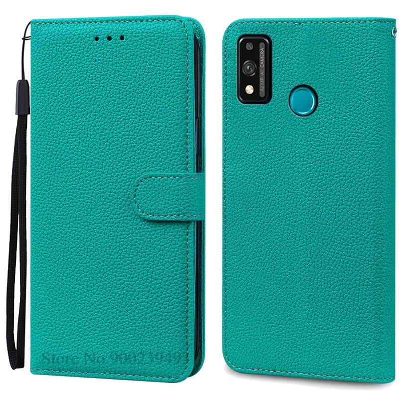 For Honor 9X Lite Etui Lær Flip Lommeboketui For Honor 9X Lite JSN-L21 JSN-L22 JSN-L23 Deksel Honor 9 X Lite Telefonetui Fundas