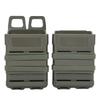 Portable Mag Fast Attach Pouch Molle System Module Double Ammo Holder Carrier Army Green