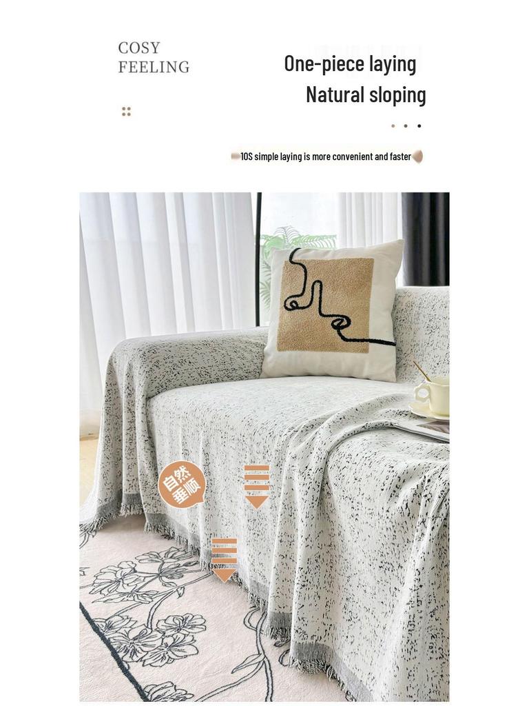 Premium Universal Four Seasons Anti-Scratch Sofa Cover - Full Coverage Couch Protector