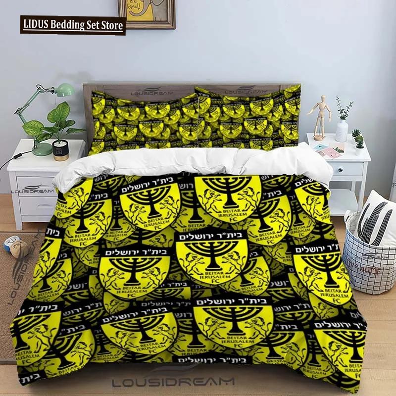 

Beitar Jerusalem Fc All Season Twin Постельное белье Комплект из 3 предметов Одеяло Покрывало Двуспальное Одеяло King Покрывало Домашний Текстиль EU single(135x200cm)
