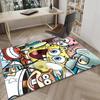 Sponge Expressions Pattern Carpet, Chair Rug,Rug for Office Bedroom Living Rooms, Doormat Decor Fan Gift Christmas Gift