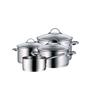 Provence Plus Cookware Set 4-piece Stainless Steel Argenté