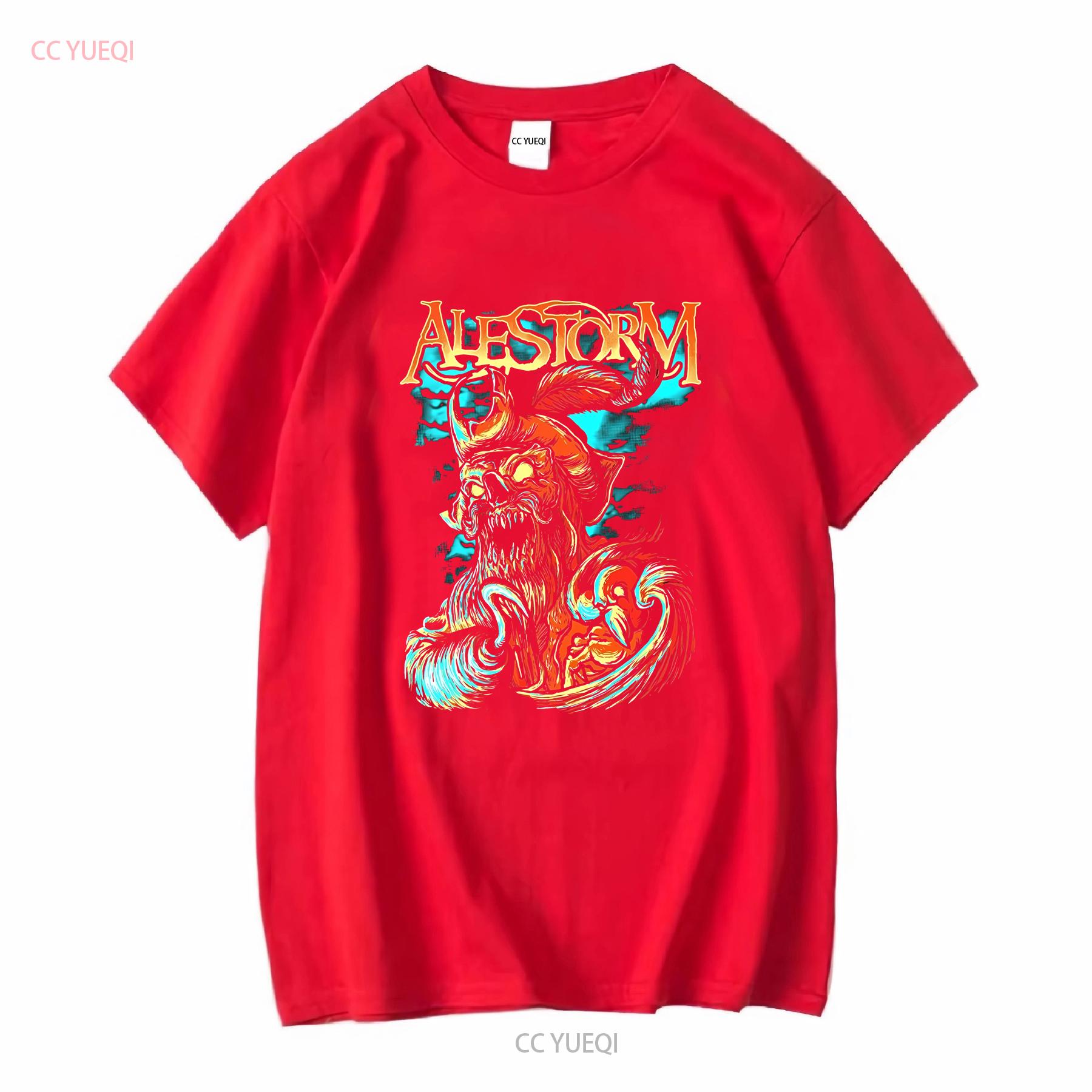 ALESTORM Get Drunk or Die  Scottish Heavy Metal Band T Shirt Size M vintage Washed Stylish Unisex designer clothes Soft S