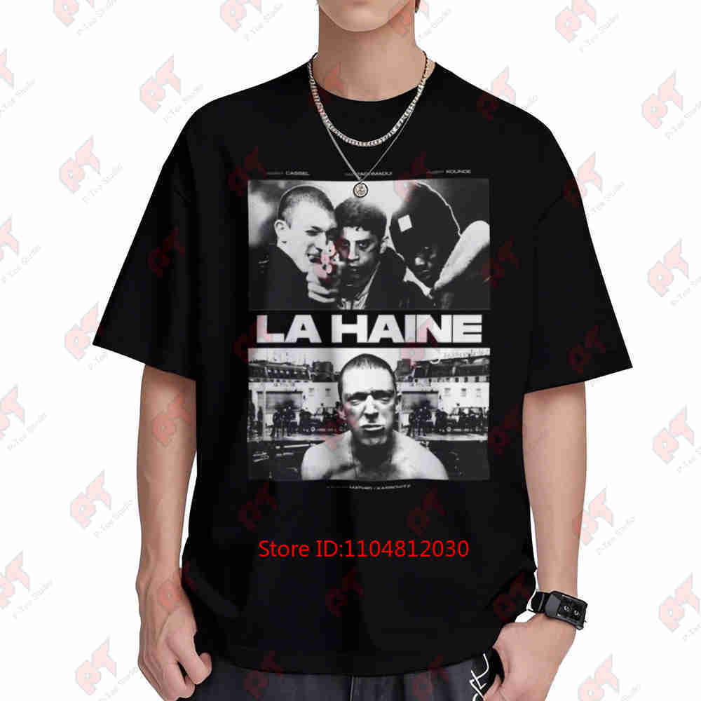 La Haine French Cult Cinema Short Sleeve Tee 100% Cotton T-Shirt
