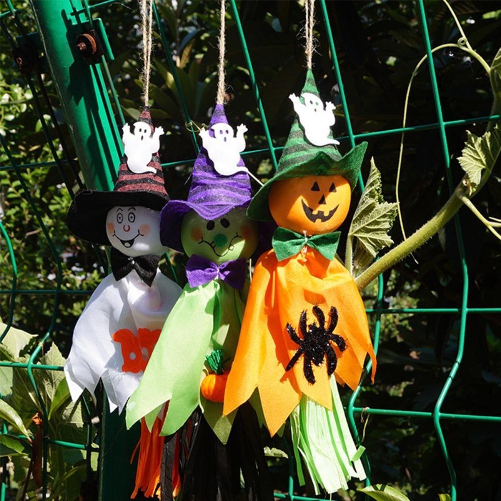 Cloth Paper Halloween Hanging Ornaments Charm Ghost Hanging Pendant   Home Bar Door Party