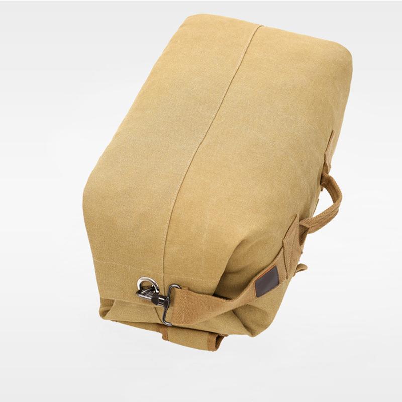 Rilibegan Canvas Backpack Large Capacity Can Carry Outdoor Backpack Leisure Travel Bag Sports Fitness Bag Premium