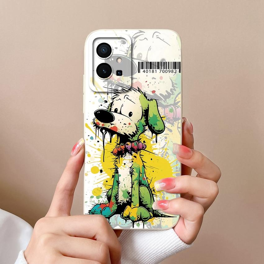 For Vivo Y55 Y56 Y70 Y72t Y73 Y74 Y75 Y77 Y81 Y85 Fashion Liquid Silicone Phone Case Lovely Cat Pattern Anti Drop Full Protective Cover For Vivo Shell