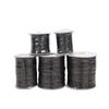 1.5Mm Wide Black Cotton Wax Rope, Handmade Diy Woven Rope, Clothing Accessories Textile Packaging Hemp Thread Rope