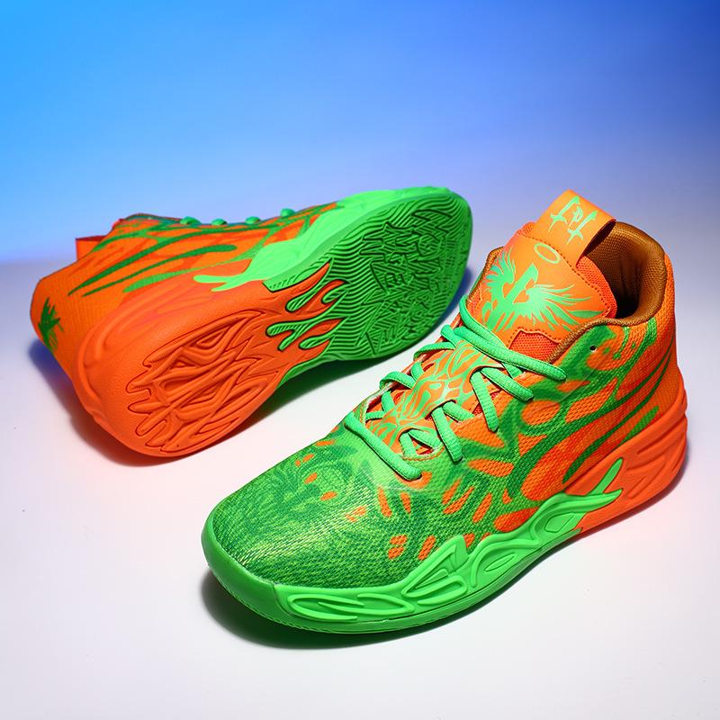 2025 New Xiyin Basketball Shoes Boots Three-ball 4th Generation Student Male and Female Adult Children's Sports Shoes 2025