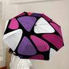 1pc Abstract Pattern Automatic Open/Close Umbrella, Formal Events - Ideal Gift for Family or Friends, Outdoor Accessory yy251211188